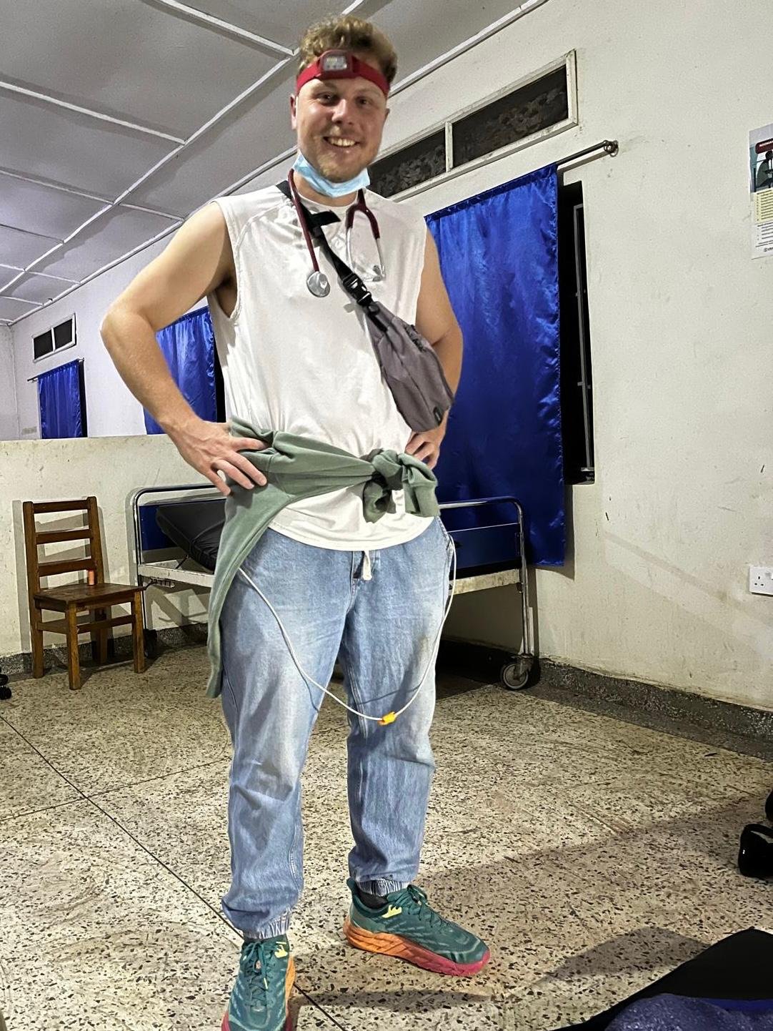 Slika Žana v bolnišnici